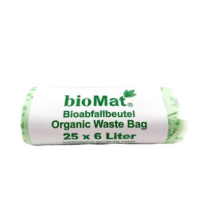Sacchetti spazzatura biodegradabili da 6l (25 pz.)