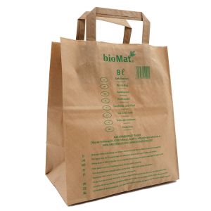 Nassfeste und reißfeste 8l Papiertüten